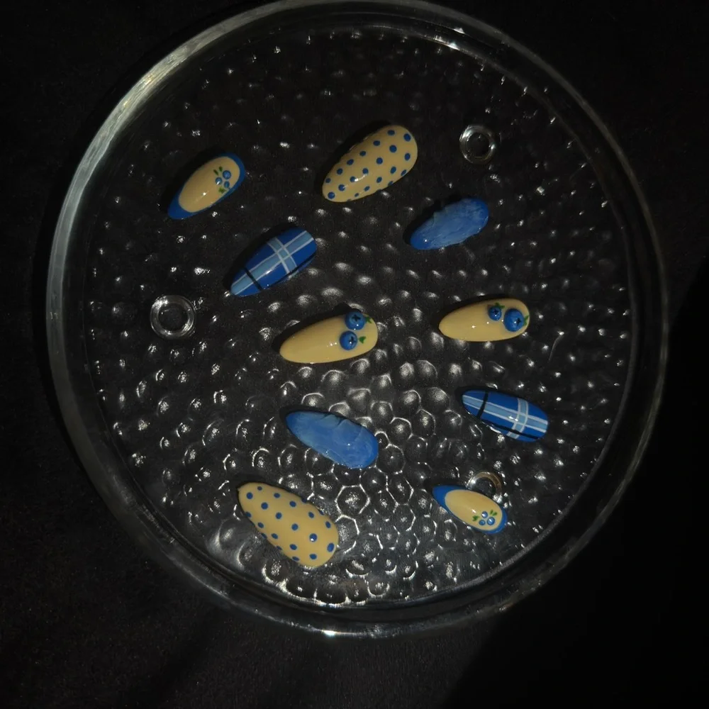 Blue and Cream Decorative Fish Tank Ornaments